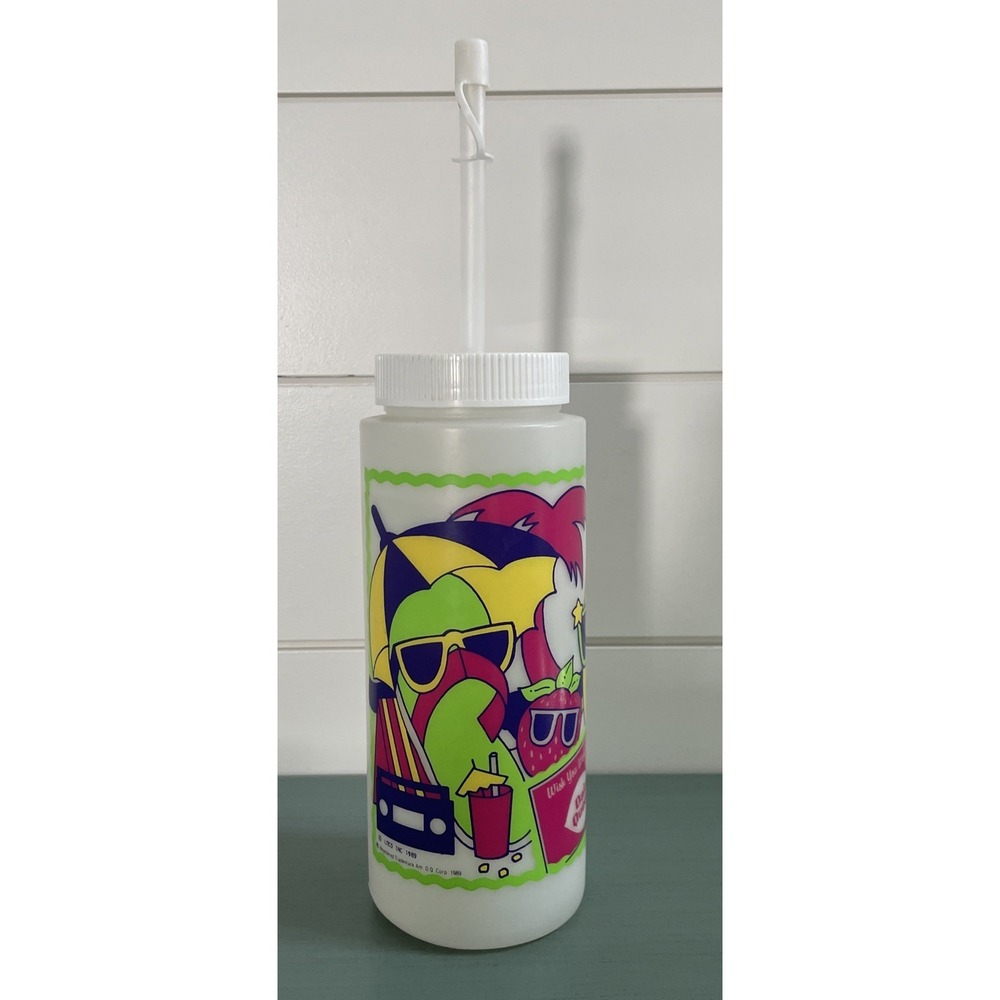 Vintage Dairy Queen Kids Collector Series 1989 Drinking Squeeze Bottle RARE LOGO